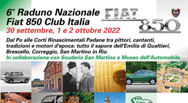 6° Raduno Nazionale OTTOEMEZZO CLUB ITALIA Emilia 30/9, 1-2/10 2022